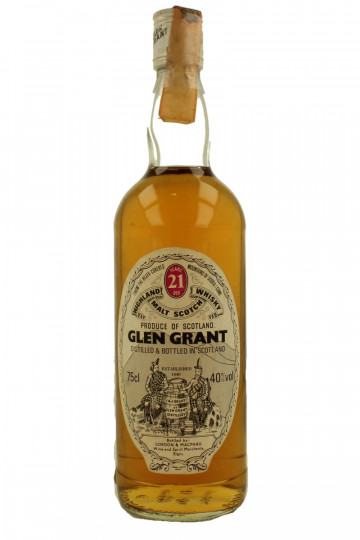 Glen Grant Speyside  Scotch Whisky 21 Years Old - Bot.70's-80's 75cl 40% Gordon MacPhail  -