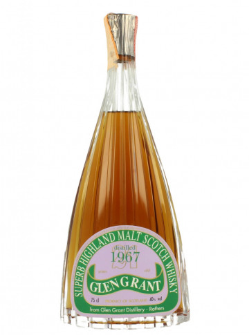 Glen Grant Speyside  Scotch Whisky 21yo 1967 75cl 40% Sestante - Crystal Decanter