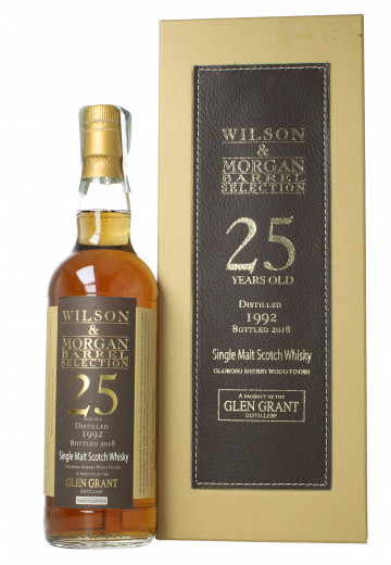 Glen Grant Speyside  Scotch Whisky 25 yea rold 1992 2018 70cl 51% Wilson & Morgan  - Sherry Finish Oloroso #130818/19 tot bts 405