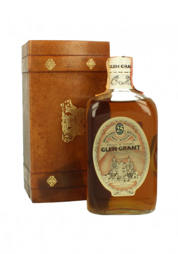 Glen Grant Speyside  Scotch Whisky 25 Year old - Bot. in The 70's 75cl 43% SQUARE RARE BOTTLE