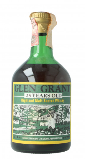 Glen Grant Speyside  Scotch Whisky 25 Year Old - Bot. in The 80's 75cl 86 Proof George Strachan