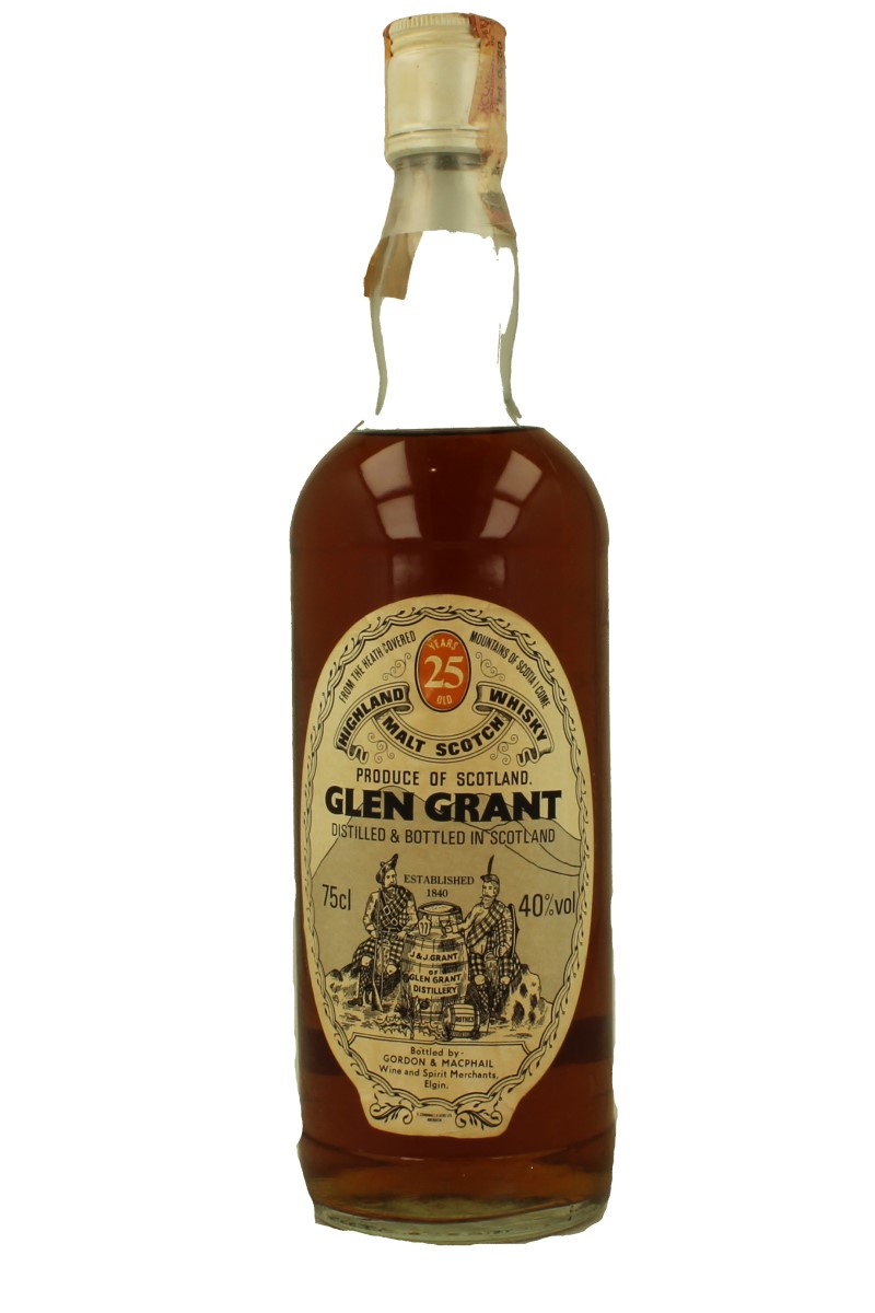 Glen Grant Speyside Scotch Whisky 25 Years Old - Bot.70's-80's