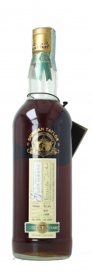 Glen Grant Speyside  Scotch Whisky 37 year old 1970 2007 70cl 52.6% Duncan Taylor - cask 837