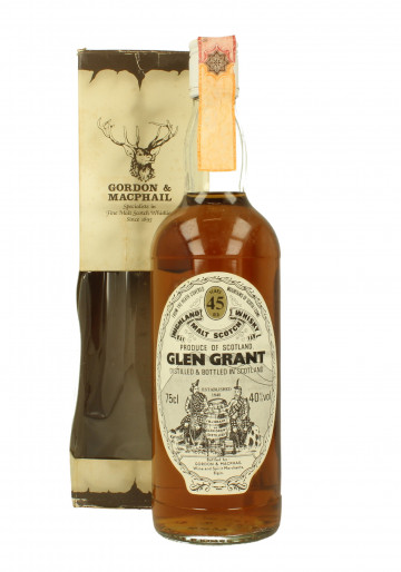 Glen Grant Speyside  Scotch Whisky 45 year old Bot.80's 75cl 40% Gordon MacPhail