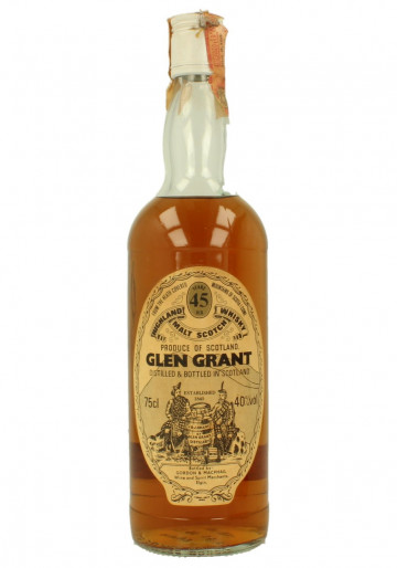 Glen Grant Speyside  Scotch Whisky 45yo Bot.80's 75cl 40% Gordon MacPhail