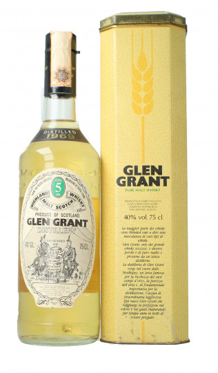 Glen Grant Speyside  Scotch Whisky 5 year old 1969 75cl 40% OB-