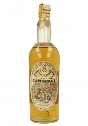 Glen Grant Speyside  Scotch Whisky 7yo Bot.late 60's 75cl 40% OB - Cork Stopper
