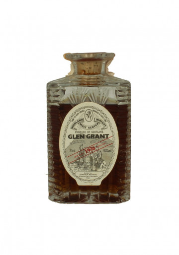 Glen Grant Speyside  Scotch Whisky around 50 year old 1936 1986 ? 75cl 40% Gordon MacPhail  - Crystal decanter
