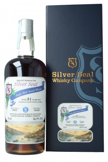 Glen Grant  Speyside Single Malt whisky 31 years Old 1995 2026 70cl 56.9% Silver Seal - cask 01021
