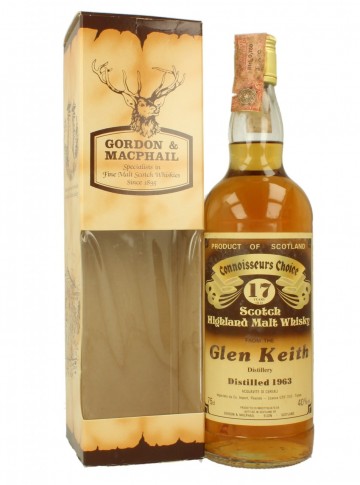 GLEN KEITH 17yo 1963 75cl 40% Gordon MacPhail - Connoiseur Choice