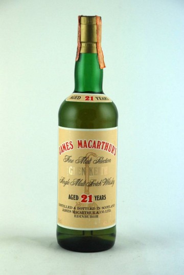 GLEN KEITH 21 YO 75 CL 62,5% JAMES MACARTHUR'S