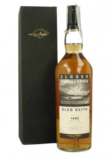 GLEN KEITH  21yo 1992 2013 70cl  59.1% Part Des Anges - Closed Distilleries