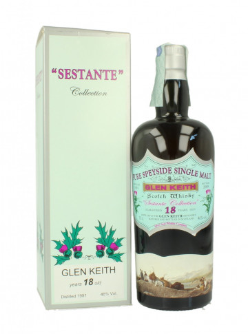 Glen Keith Speyside Scotch Whisky 18 year old 1991 2009 70cl 46% SILVER SEAL