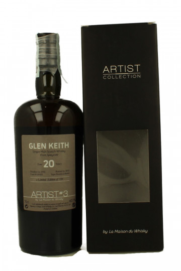 Glen Keith Speyside Scotch Whisky 20 Years Old 1992 2013 70cl 60.1% Lmdw - Artist cask  120560