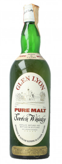 GLEN  Lyon Pure malt Scotch whisky 5 year old - Bot.70's-80's 75cl 43% OB-
