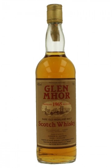 GLEN MHOR 1965 Bot in The 80's 40% Gordon MacPhail  -Sestante