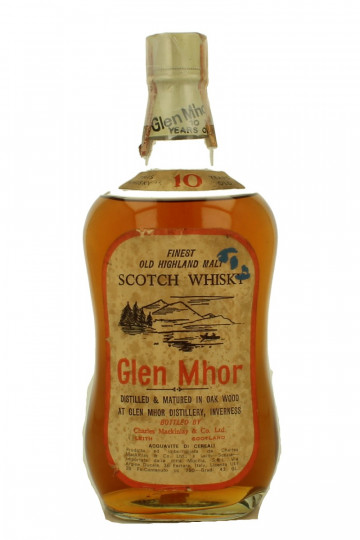 GLEN MHOR Highland Scotch Whisky 10 Years Old Bot.60/70's 75cl 43% OB - Charles Mackinley