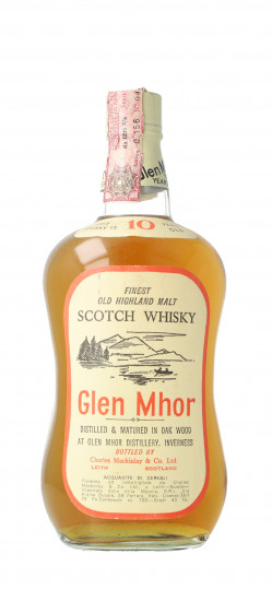 GLEN MHOR Highland Scotch Whisky 10 Years Old Bot.60/70's 75cl 43% OB - Charles Mackinley