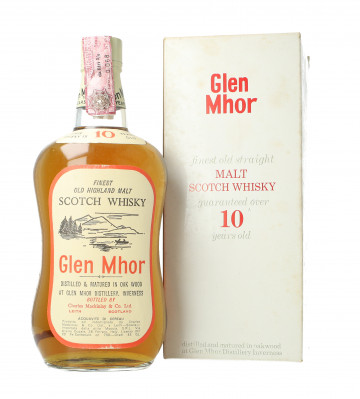 GLEN MHOR Highland Scotch Whisky 10 Years Old Bot.60/70's 75cl 43% OB - Charles Mackinley
