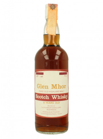 GLEN MHOR Highland Scotch Whisky 8 yea rold Bot.80's 75cl 57% Gordon MacPhail
