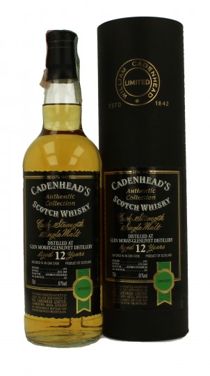 GLEN MORAY 12 years old 1992 2004 70cl 61% Cadenhead's - Authentic Collection