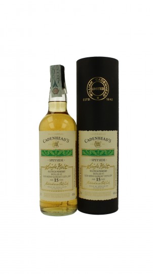 GLEN MORAY 15 years old 1992 2008 70cl 46% Cadenhead's - Single Malt-Sauternes wood