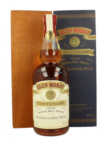GLEN MORAY Centenary Bot.1997 70cl 40% OB - Port Wood finish
