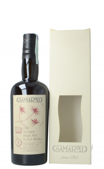 Glen Moray Speyside Scotch whisky 1998 2014 50cl 45% SAMAROLI
