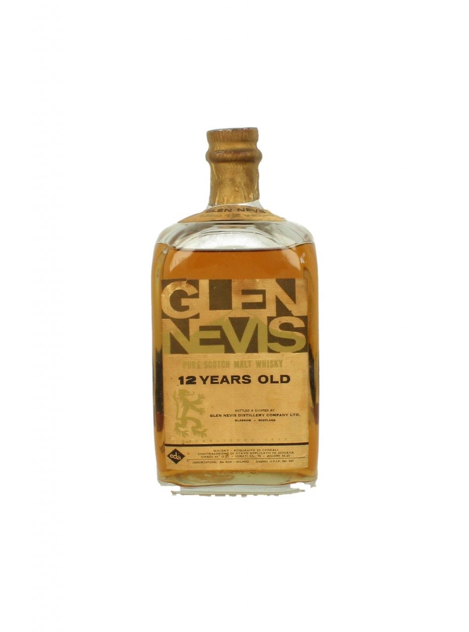 GLEN NEVIS Pure Malt 12yo Bot.60/70's 75cl 43% Glen Nevis