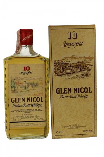 Glen Nicol 10 years old 75cl 40%