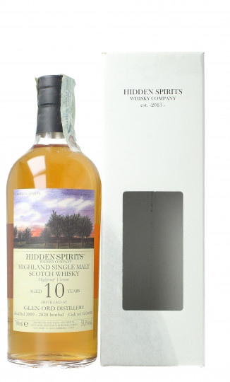 Glen Ord Highland  Scotch Whisky 10 year old 2009 2020 70cl 53.3% Hidden Spirits -