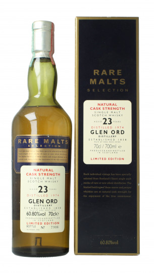 Glen Ord  Highland Scotch Whisky 23 year old 1974 1998 70cl 60.8% OB  - Rare Malts selection