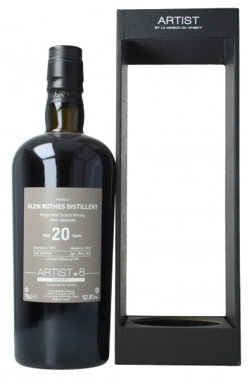 Glen Rothes Speyside  Scotch Whisky 20 year old 1995 2018 70cl 52.8% LMDW Artist cask 909700