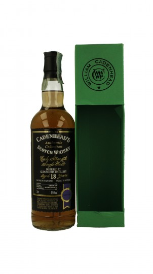GLEN SCOTIA 18 years old 1992 2010 70cl 52.1% Cadenhead's - Authentic Collection
