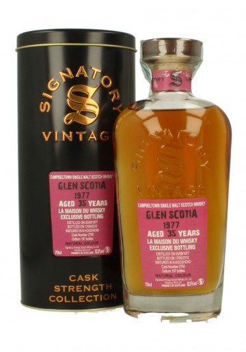 GLEN SCOTIA 35yo 1977 2012 70cl 52.5% Signatory - LMDW