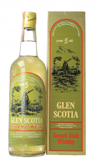 Glen Scotia Campbelltown  Scotch Whisky 5 year old - Bot.70's-80's 75cl 40%