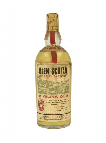 Glen Scotia Campbelltown  Scotch Whisky 5yo Bot.60/70's 75cl 40% OB - A.Gillies Dist.