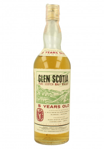 Glen Scotia Campbelltown  Scotch Whisky 5yo Bot.70's 40% OB - A.Gillies Dist.