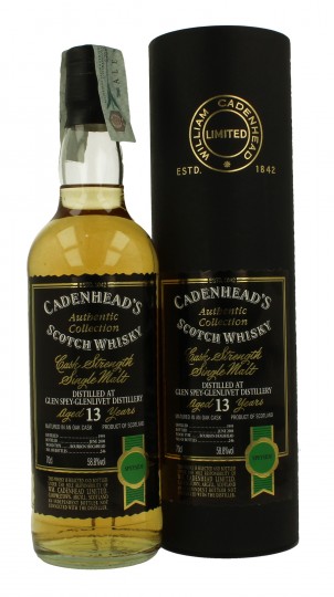 GLEN SPEY 13 years old 1995 2008 70cl 58.8% Cadenhead's - Authentic Collection
