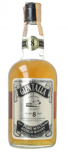 Glen Talla   Scotch whisky 8 year old - Bot.70's-80's 75cl 43% OB-