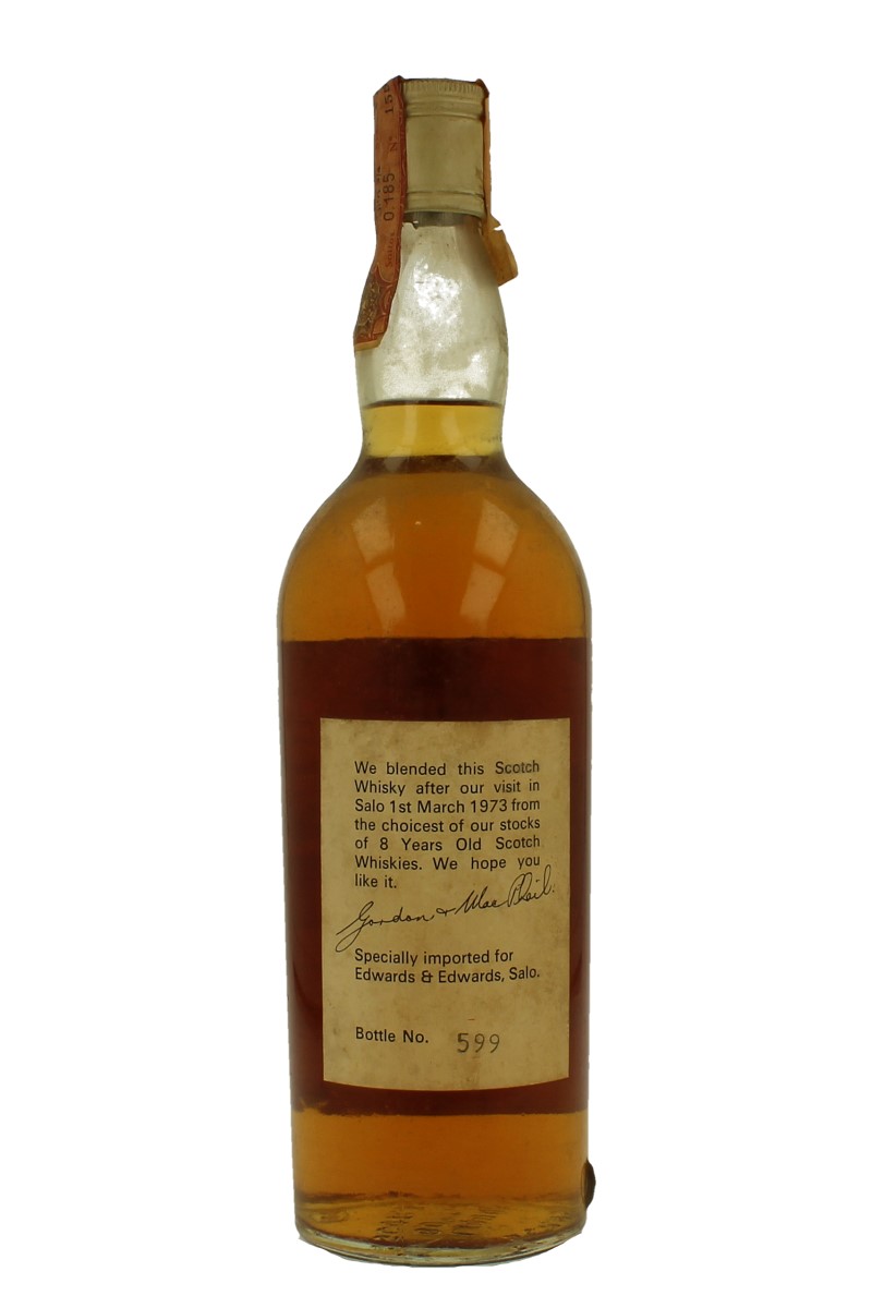 GLEN URQUHART 8 years old Bot. in the 60'S /70's 75cl 43