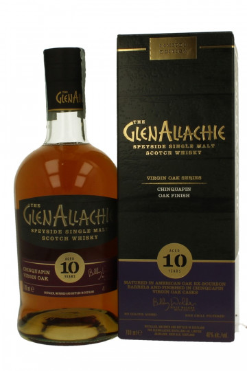 GLENALLACHIE 10 Years Old 70cl 48% OB  - Chinquapin Wood Finish