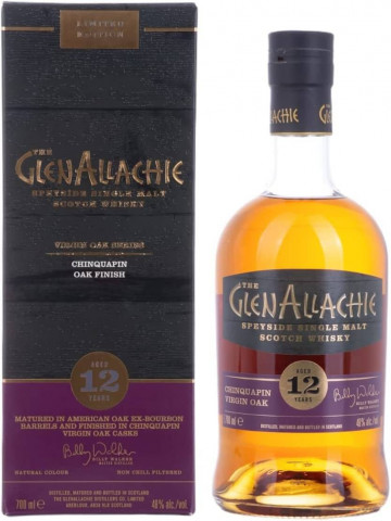 GLENALLACHIE 12 years Old 70cl 48% OB  - Chinquapin Wood Finish