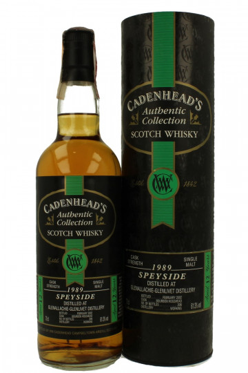 GLENALLACHIE 12yo 1989 2002 70cl 61.3% Cadenhead's -Authentic Collection