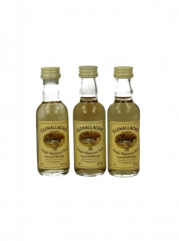 GLENALLACHIE 12YO 3 RARE MINIAUTURES