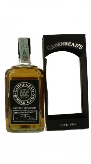 GLENALLACHIE 25 Years old 1992 2018 70cl 58.7% Cadenhead's - Small Batch