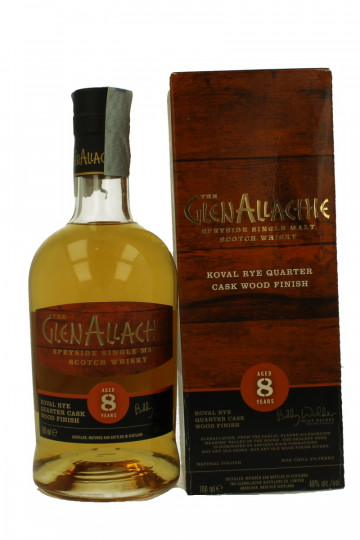 GLENALLACHIE 8 Years Old 70cl 48% OB- Koval Rye Wood Finish