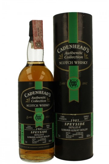 GLENBURGIE 16yo 1985 2001 70cl 59.6 % Cadenhead's -Authentic Collection