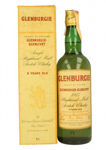 GLENBURGIE 5yo Bot.70/80's 75cl 40% OB