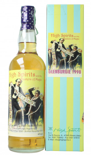 Glenburgie Speyside Scotch Whisky 21 Year Old 1998 2019 edition 70cl 46% High Spirits  -